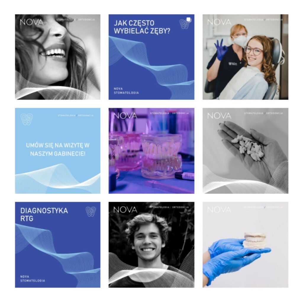Case study marketing medyczny — social media dla gabinetu stomatologicznego Nova Stomatologia | agencja Solutio Medica