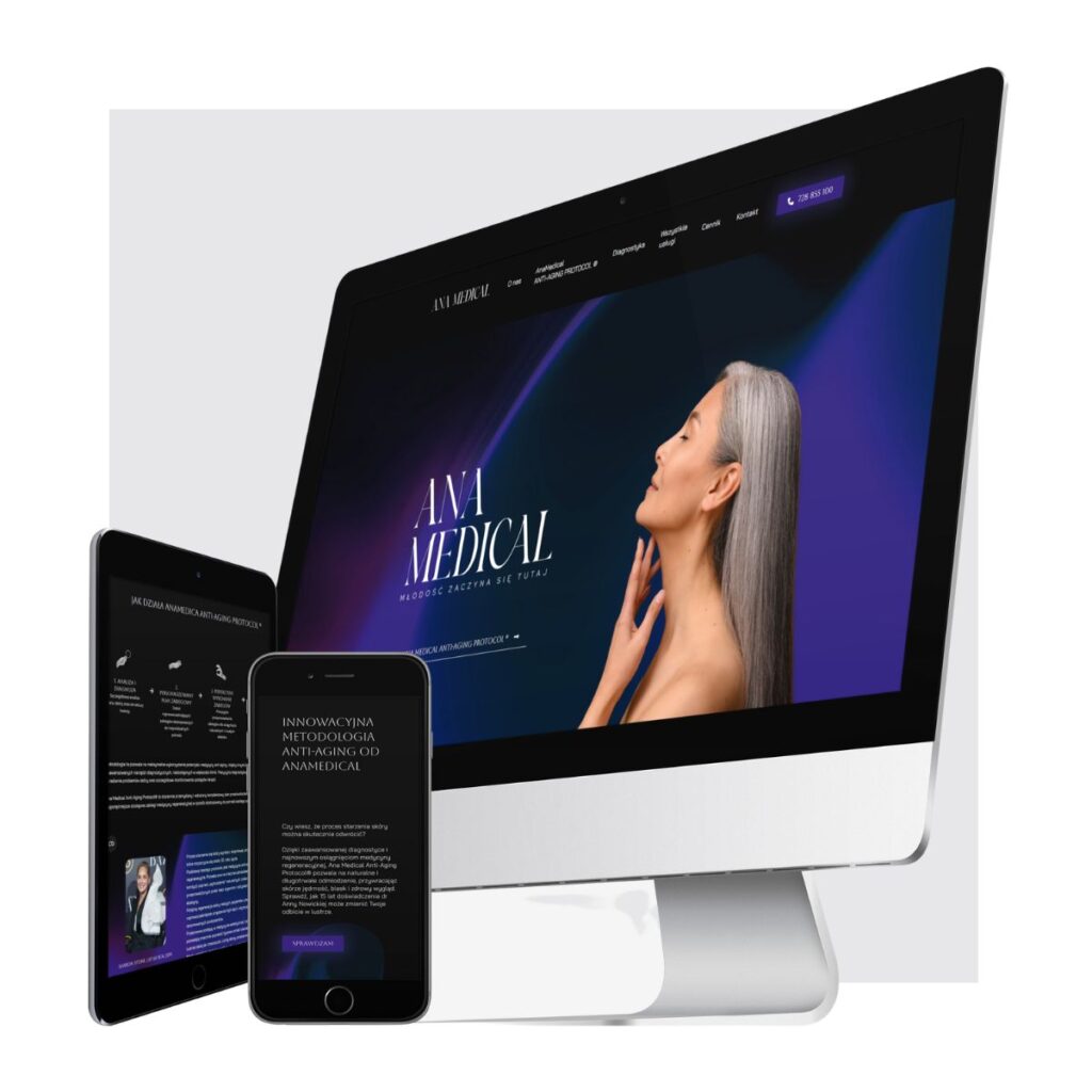 Case study AnaMedical – projekt strony internetowej w ramach marketingu medycznego dla kliniki medycyny estetycznej